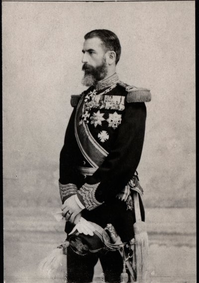 Portrait of Carol I of Romania (1839-1914), King of Romania by French Photographer